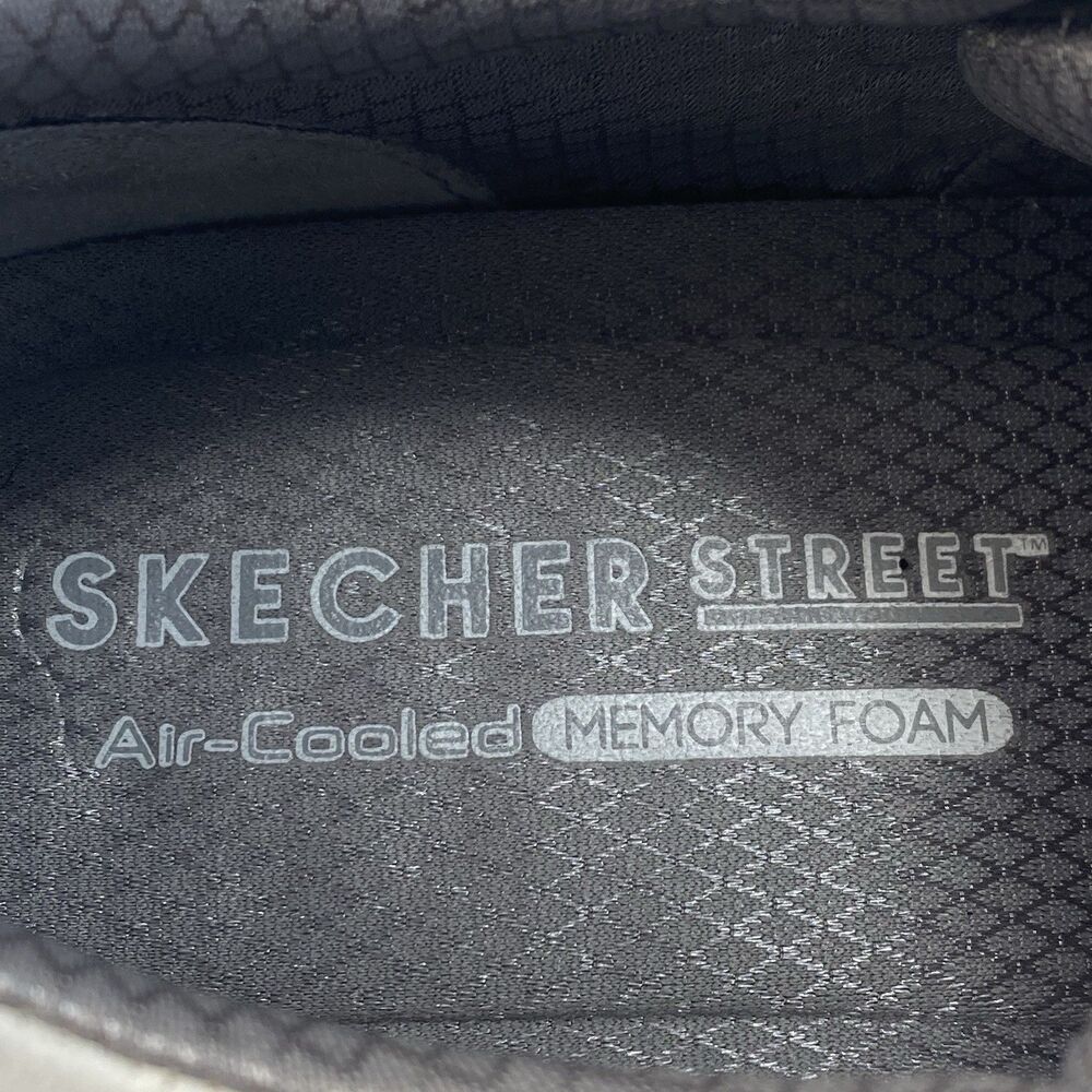 Skechers Street LA Womens Size 8.5 Back Again Gray Suede Casual Shoes 73999 - Picture 9 of 10